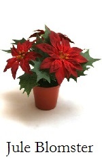 Kunstige Juleblomster